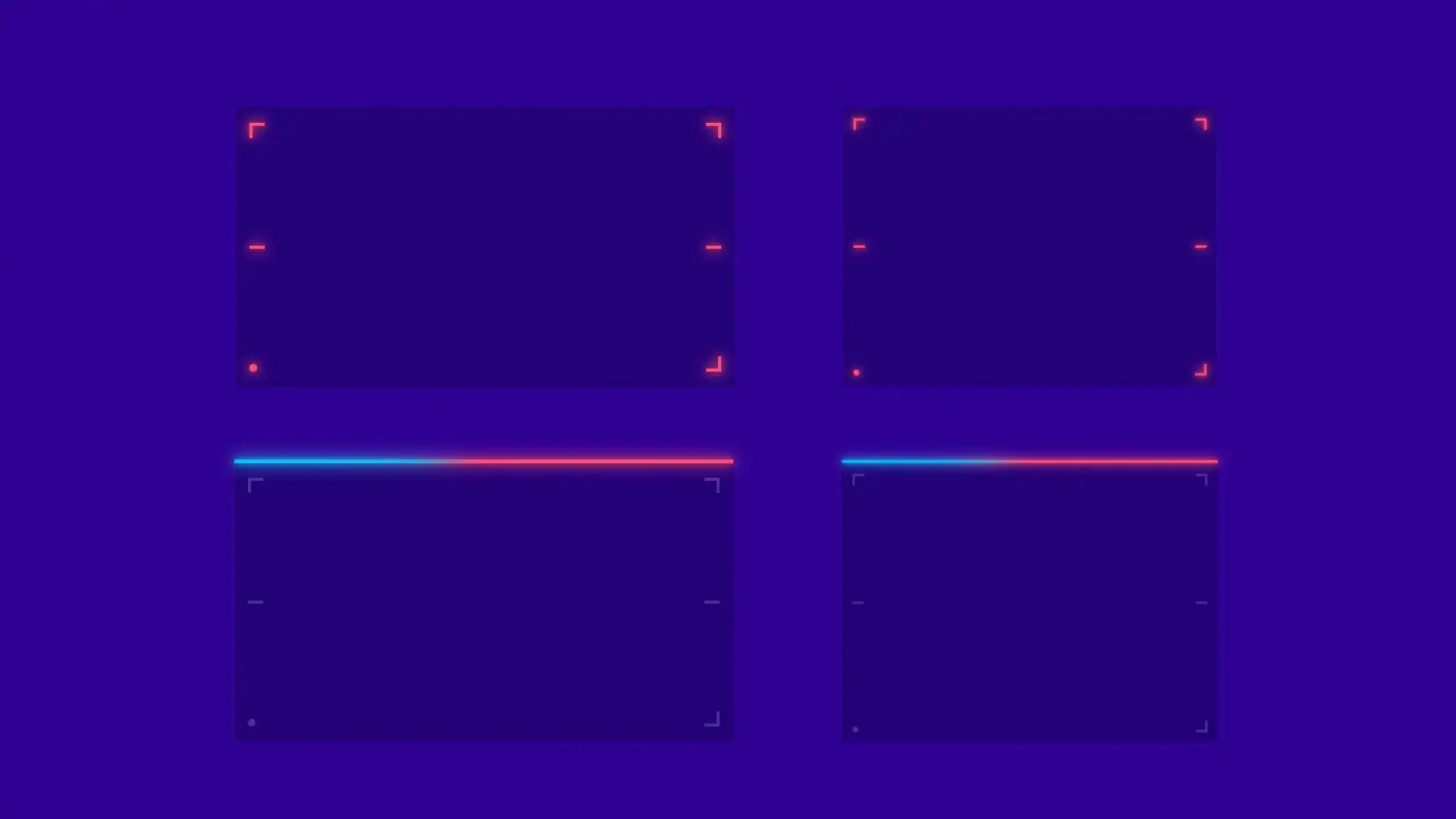 Synthwave - Webcam Frames - Preview