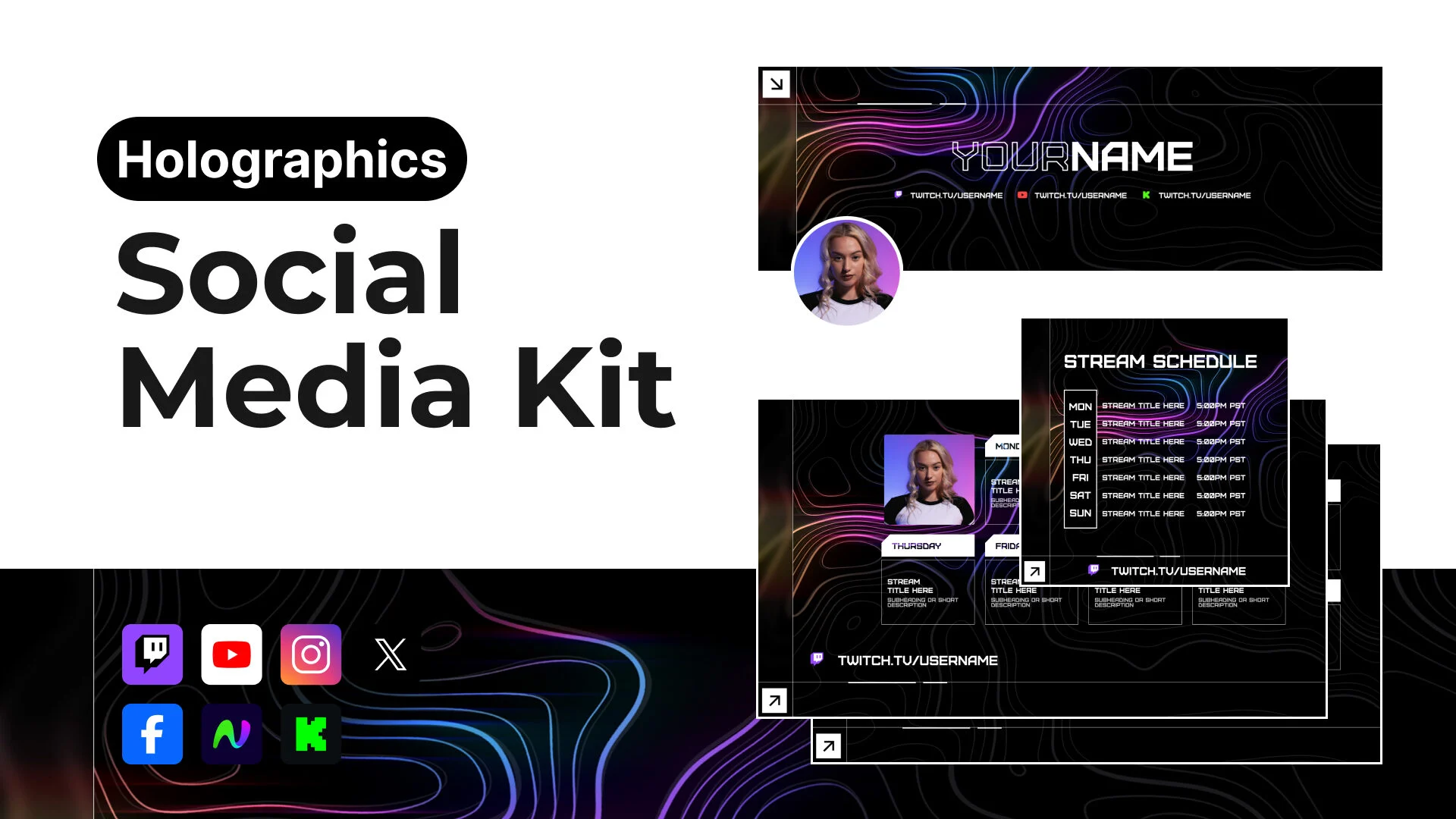 Social Media Kit - Holographics - Main Image