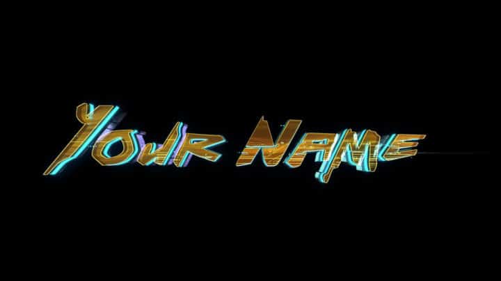 Animated Cyberpunk Text - After Effects Template - Image #4