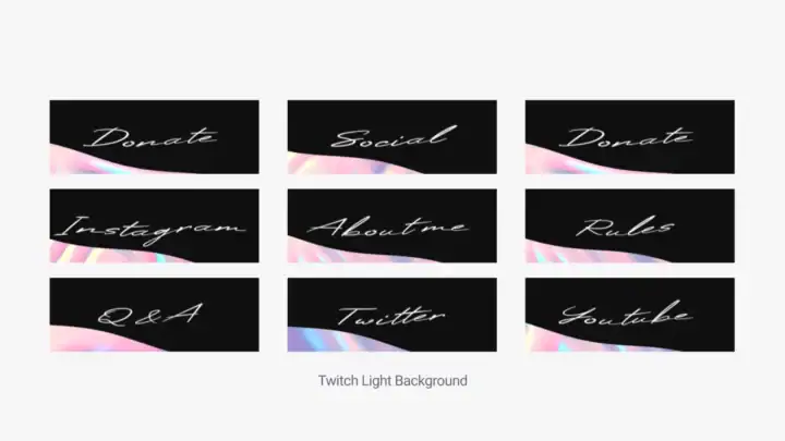 Iridescent Twitch Panels - Image #3