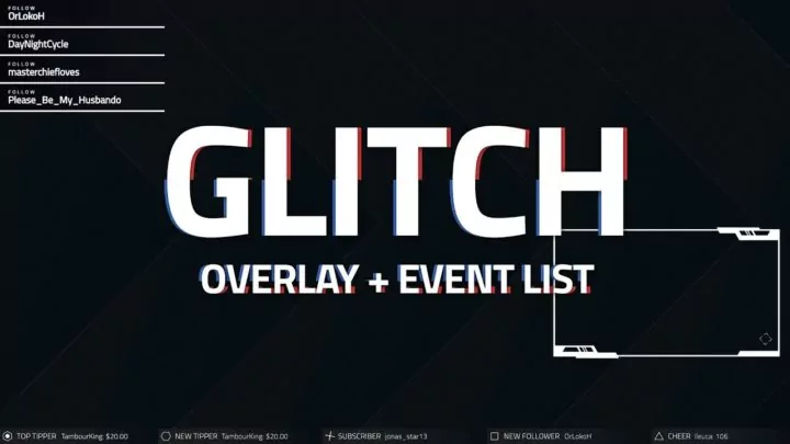 Glitch - Stream Package - Preview