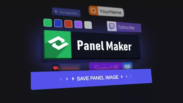 Custom Twitch Panel Maker - Main Image