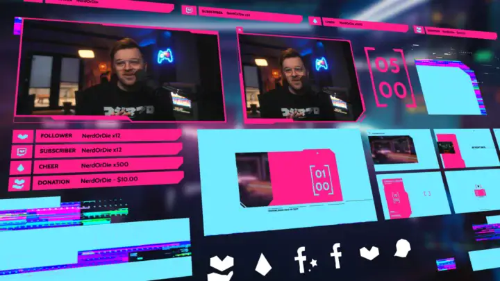 Glitch 3 - Overlays Pack - Image #2