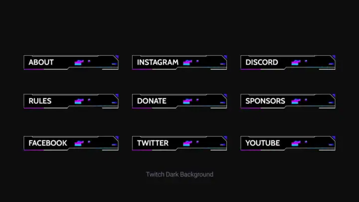 Glitch 3 Twitch Panels - Image #3