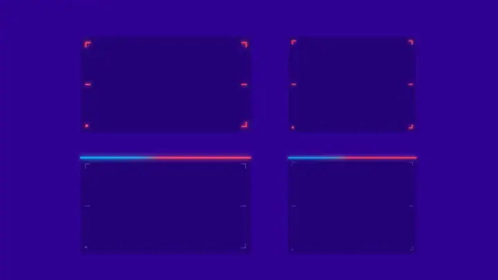 Synthwave - Webcam Frames - Preview