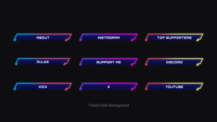 Synthwave - Profile Panels - Image #2