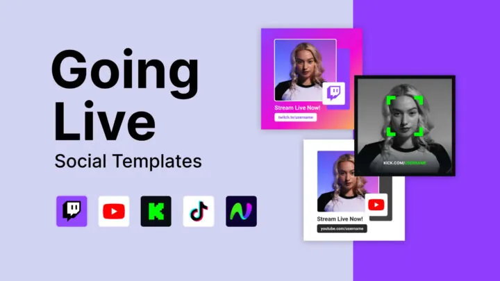 Going Live Social Templates - Main Image