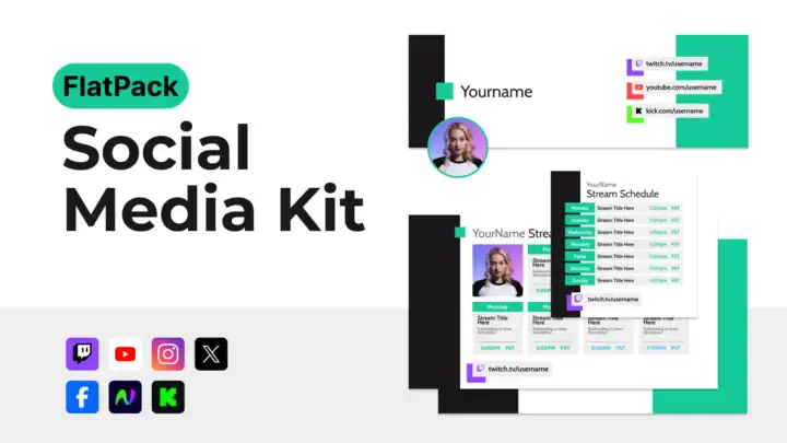 Social Media Kit - FlatPack - Main Image