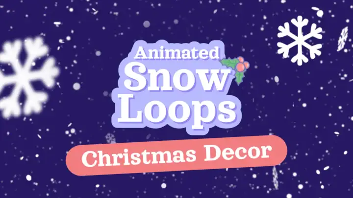 Free Animated Snow Loops - Main Image