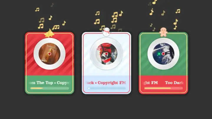 Christmas Spotify Music Widget - Image #1