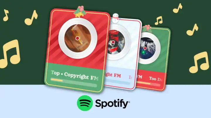 Christmas Spotify Music Widget - Video