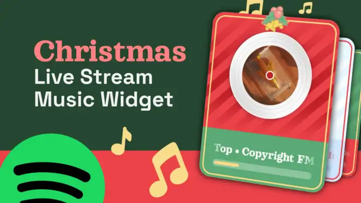 Christmas Spotify Music Widget - Main Image