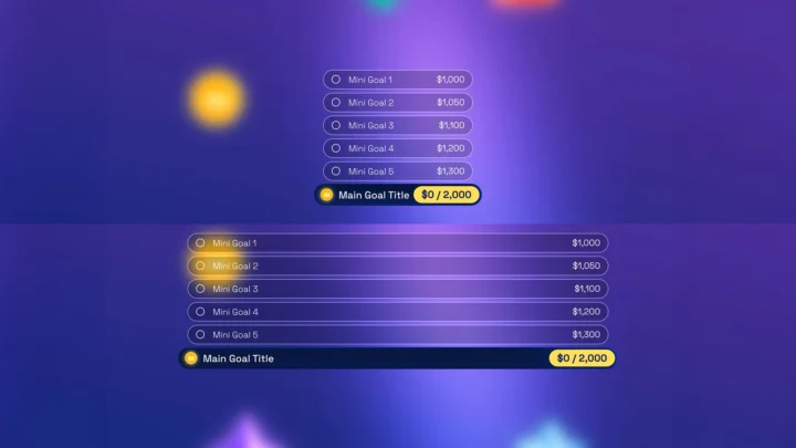 Vibe - Mutli Goal Widget - Image #5