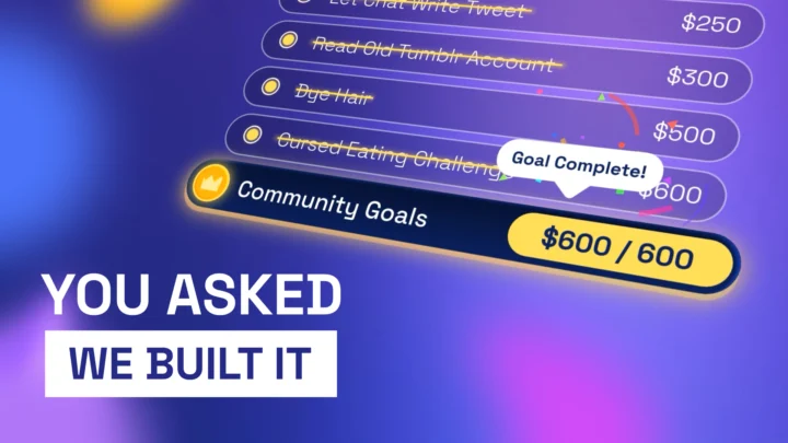 Vibe - Mutli Goal Widget - Preview