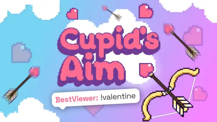 Cupid's Aim - Valentine Chat Widget - Main Image
