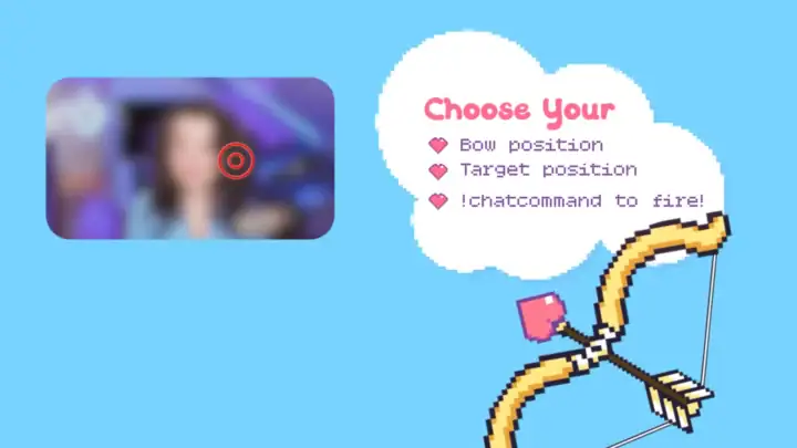 Cupid's Aim - Valentine Chat Widget - Image #1