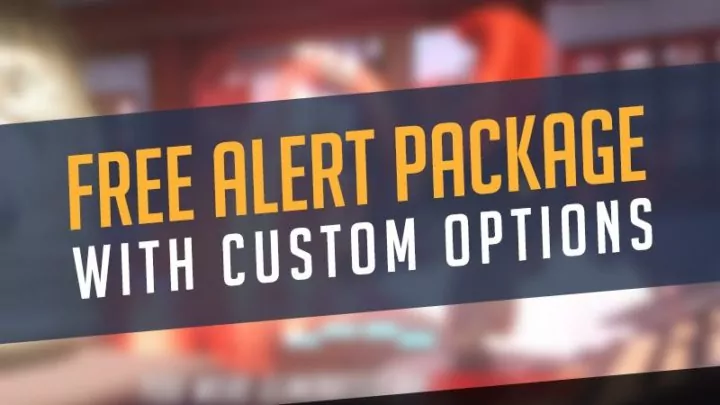 Free Overwatch Themed Animated Alerts for Streamlabs - Main Image